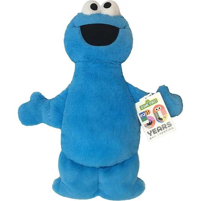 Sesame Street Plush Stuffed Cookie Monster Large Pillow Buddy, 22 inch