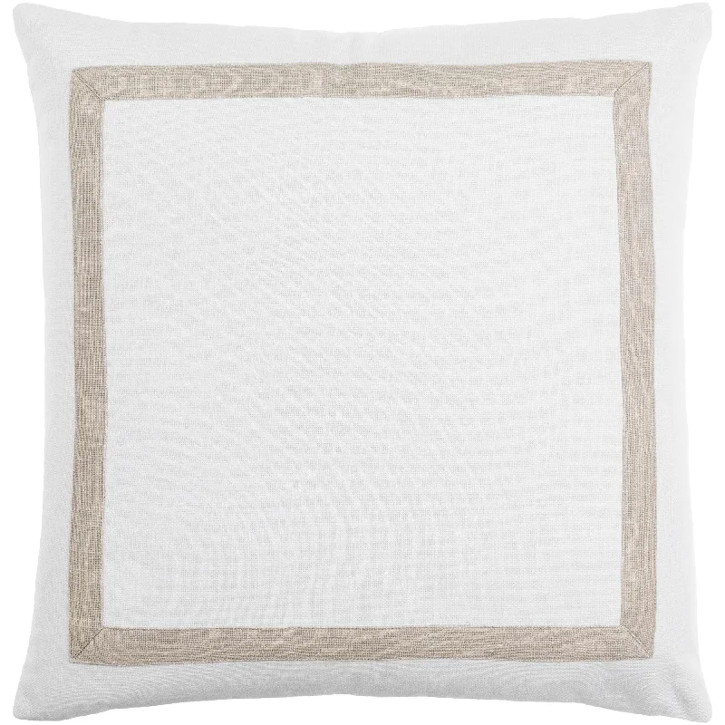 Shaina Farmhouse Border Accent Pillow