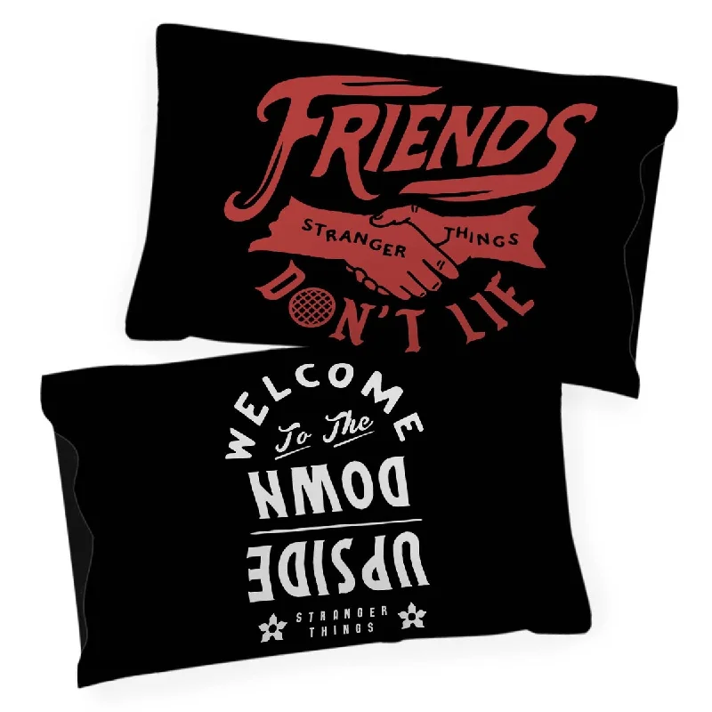 Stranger Things Friends Don't Lie 1 Pack Pillowcase