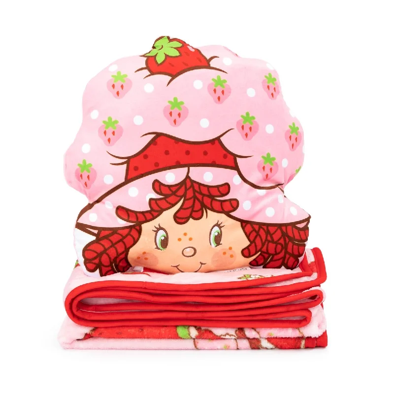 Strawberry Shortcake Strawberries Galore Nogginz Pillow & Travel Throw Set