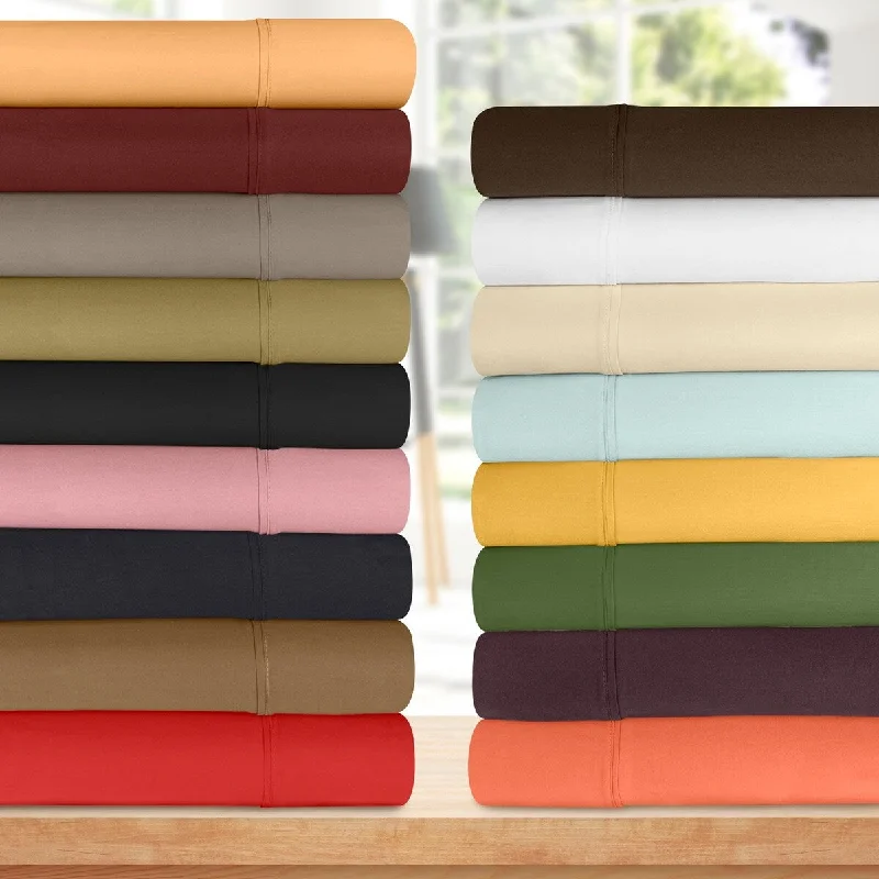 Superior Cotton 300 Thread Count Solid Sheet Set