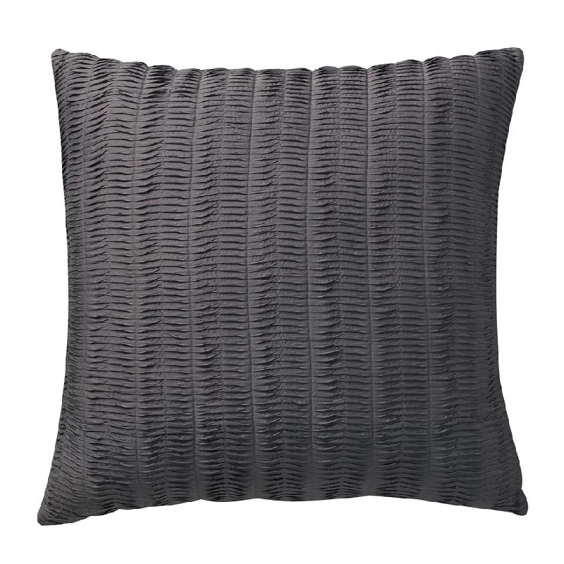 The Horizon Pleated Deco Pillow Grey