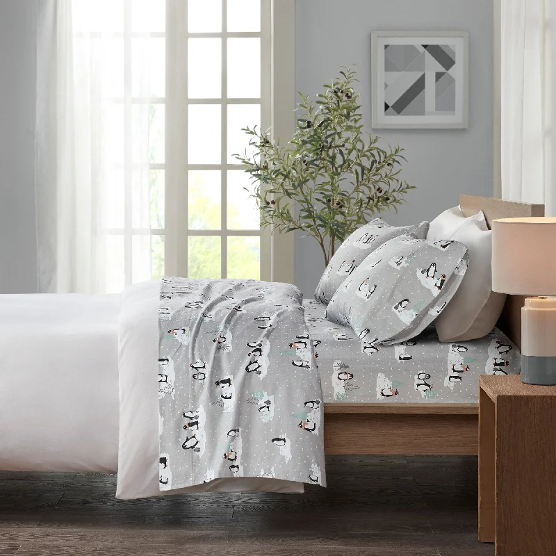 True North by Sleep Philosophy Cozy Cotton Flannel Printed Sheet Set