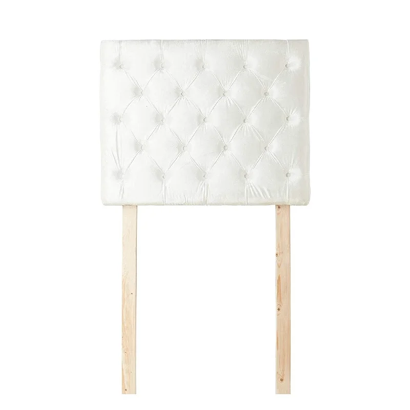 White Headboard with Legs