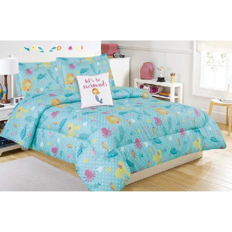 Under the Sea Comforter Set with Decorative Pillow