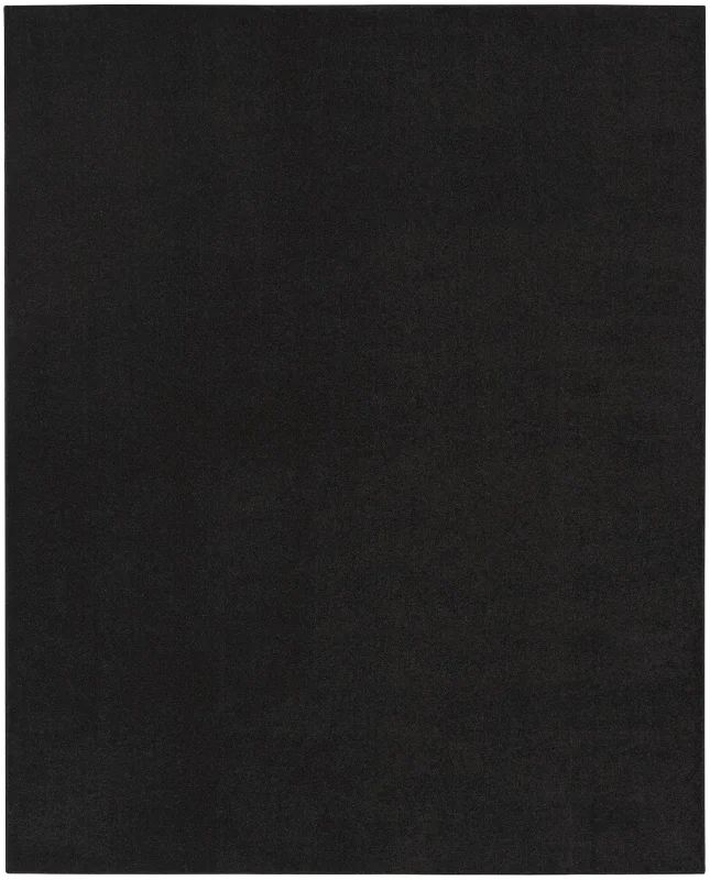 12' X 15' Power Loom Area Rug - Black