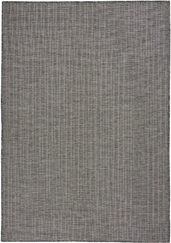 5' X 7' Power Loom Area Rug - Charcoal