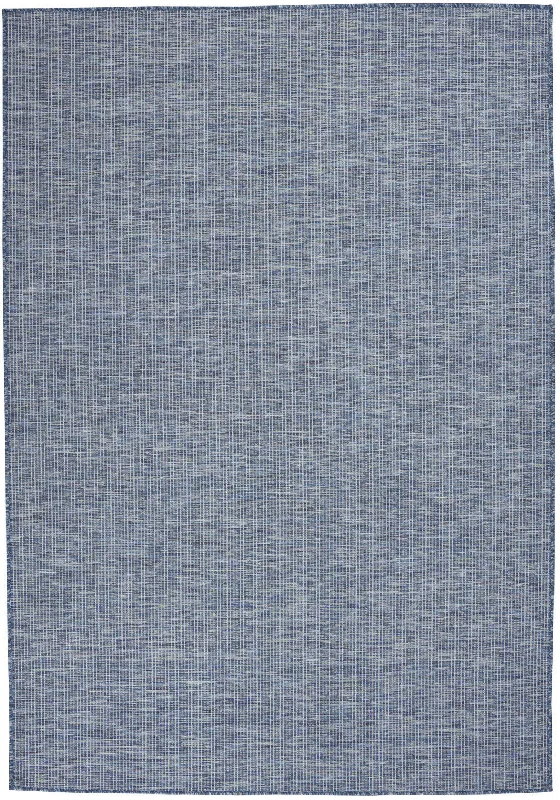 5' X 7' Power Loom Area Rug - Navy Blue