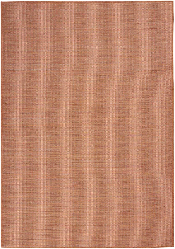 5' X 7' Power Loom Area Rug - Rust