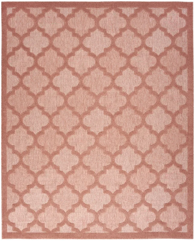 7' X 10' Area Rug Geometric Flatweave - Orange