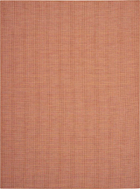 7' X 10' Power Loom Area Rug - Rust