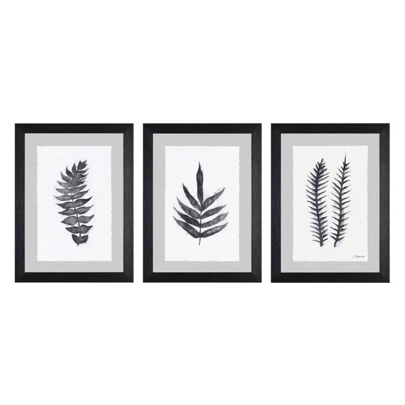 Benalla Wall Art - Set of 3 - Black