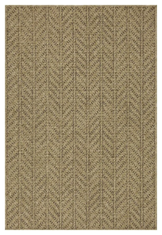 Earth - 5'3" X 7'3" Indoor, Outdoor Area Rug - Natural, Mocha