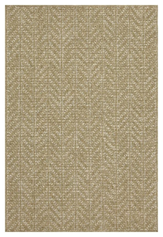 Earth - 7'10" X 10'3" Indoor, Outdoor Area Rug - White, Natural