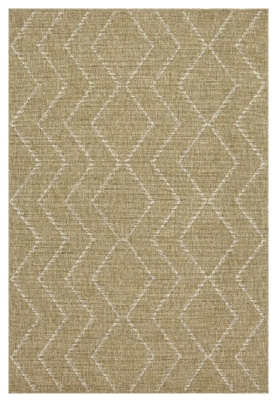 Earth - Indoor / Outdoor Area Rug - Jute / White