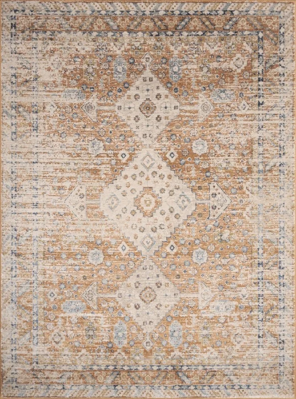 Noble - 5'3" X 7'3" Area Rug - Rust