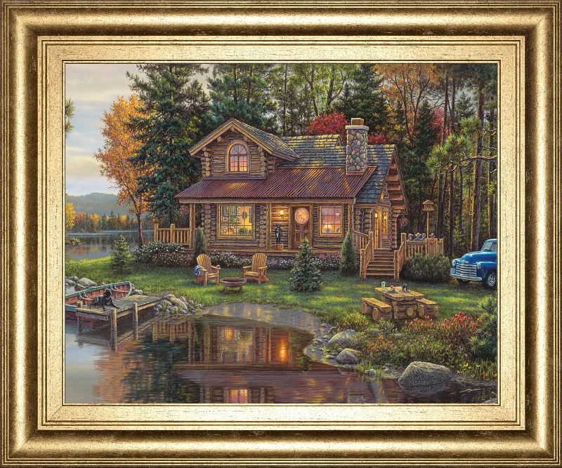 Peace Like A River Cabin By Kim Norlien - Light Brown